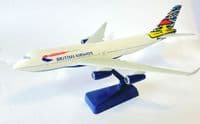Boeing 747-400 British Airways Wooster Snap Fit Collectors Model Scale 1:250