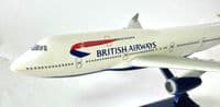 Boeing 747-400 British Airways Wooster Snap Fit Collectors Model Scale 1:250