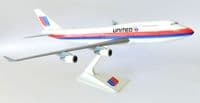 Boeing 747-400 United Airlines 1990's Wooster Collectors Model Scale 1:250