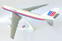Boeing 747-400 United Airlines 1990's Wooster Collectors Model Scale 1:250