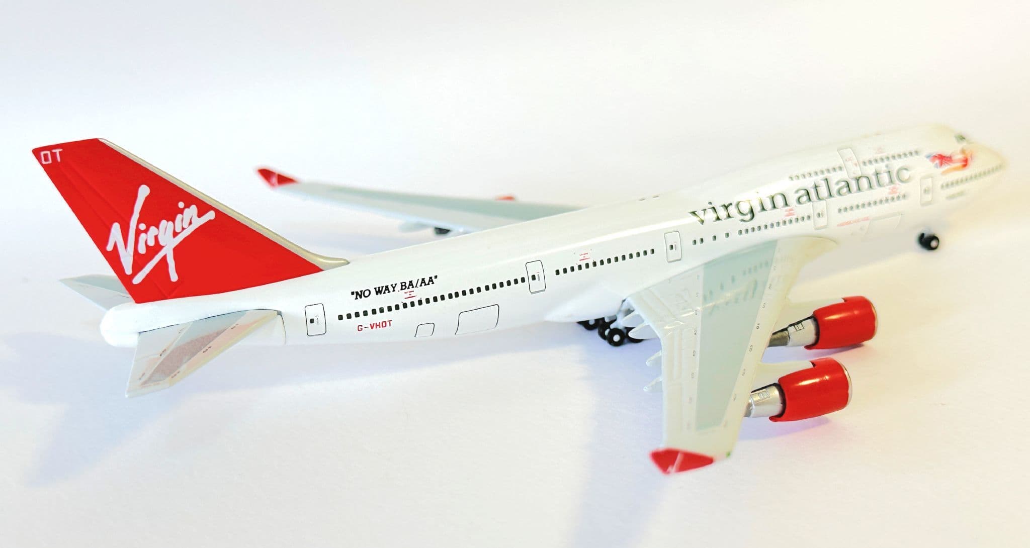 Gemini 1/400 Virgin Atlantic B747-400限定品 1:400 Boeing 747-400 Virgin Atlantic Airways G-VBIG Gemini