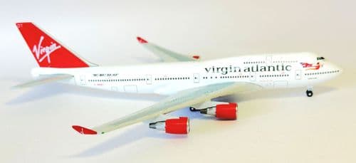 Boeing 747-400 Virgin Atlantic Gemini Jets Model Scale 1:400 GJVIR002 G-VHOT