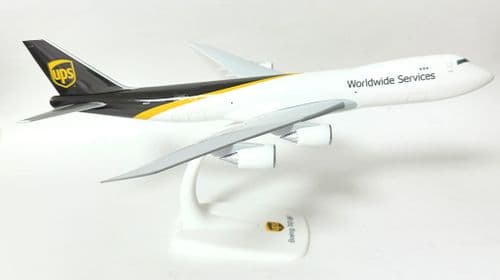 Boeing 747-8 UPS Logistics Herpa Snap Fit Collectors Airliner Model Scale 1:250