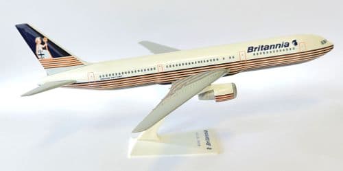 Boeing 767-300 Britannia Airways 1990's Snap Fit Collectors Model Scale 1:200 -