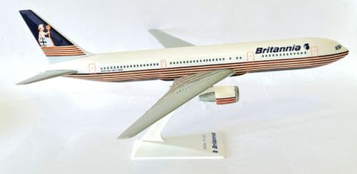 Boeing 767-300 Britannia Airways 1990's Snap Fit Collectors Model Scale 1:200