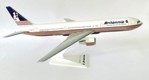 Boeing 767-300 Britannia Airways 1990's Snap Fit Collectors Model Scale 1:200