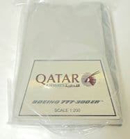 Boeing 777-300 Qatar Airways Premium Socatec Snap Fit Collectors Model 1:200