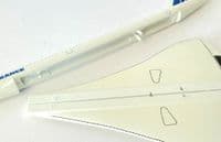 Concorde Air France 1980s Vintage Wooster Snap Fit Collectors Model Scale 1:250