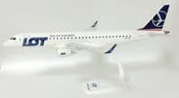 Embraer ERJ-195 LOT Polish Airlines Herpa Snap Fit Collectors Model 1:100
