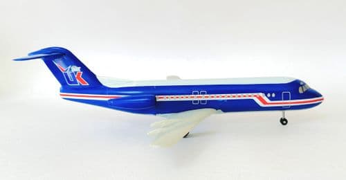 Fokker F-28 Air UK 1980's Vintage IMC Snap Fit Collectors Model Scale 1:150 -