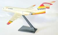 Fokker F-70 Tyrolean Airways Austrian Regional Snap Fit Collectors Model 1:100