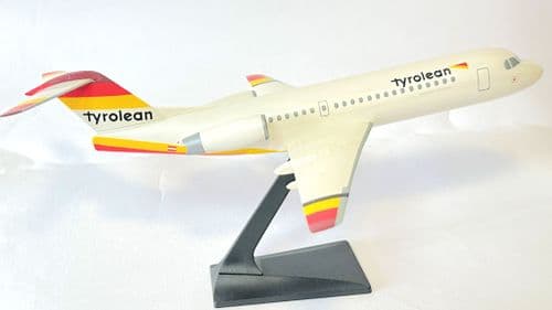 Fokker F-70 Tyrolean Airways Austrian Regional Snap Fit Collectors Model 1:100