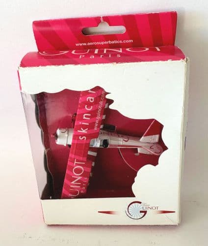 Guinot Paris Skincare Bi-Plane Lledo Diecast Collectors Aircraft Model 9 cm's