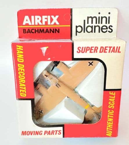 Junkers Ju-88 Airfix Bachmann 1970s Vintage Mini Collectors Model Scale 1:170