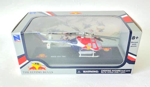 MBB BO 105 Red Bull The Flying Bulls Helicopter Collectors Model Scale 1:90
