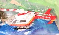 MD-902 Explorer Cornwall Air Ambulance Diecast Helicopter Model Scale 1:60
