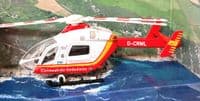 MD-902 Explorer Cornwall Air Ambulance Diecast Helicopter Model Scale 1:60