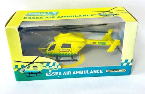 MD-902 Explorer Essex Air Ambulance Diecast Helicopter Model Scale 1:60 G-SSXX