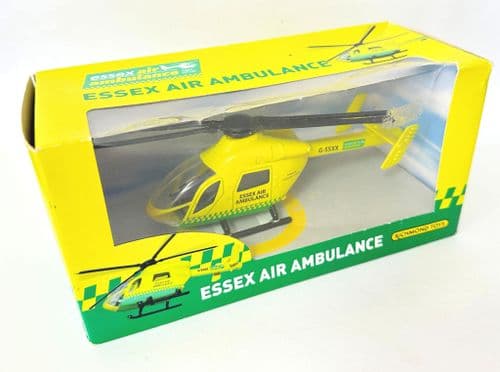 MD-902 Explorer Essex Air Ambulance Diecast Helicopter Model Scale 1:60 G-SSXX -