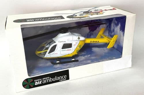 MD-902 Explorer Essex & Herts Air Ambulance Diecast Helicopter Model Scale 1:60