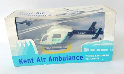 MD-902 Explorer Kent Air Ambulance Helicopter Model Scale 1:60 G-KAAT