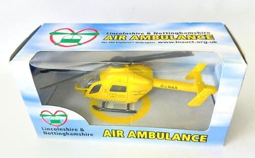 MD-902 Lincs & Notts Air Ambulance Diecast Helicopter Model Scale 1:60