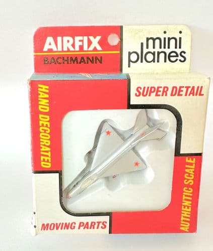 Mig-21 Soviet Airfix Bachmann 1970s Vintage Mini Collectors Model Scale 1:160