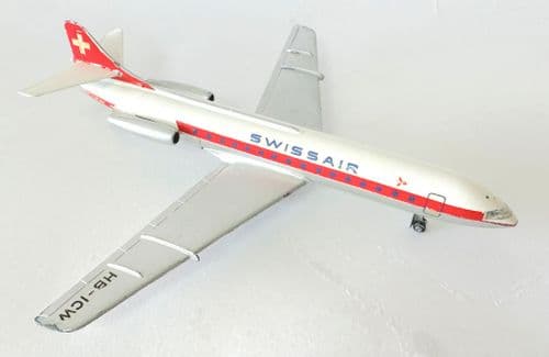 SE-210 Caravelle Swissair Vintage Tekno Diecast Collectors Model Scale 1:200