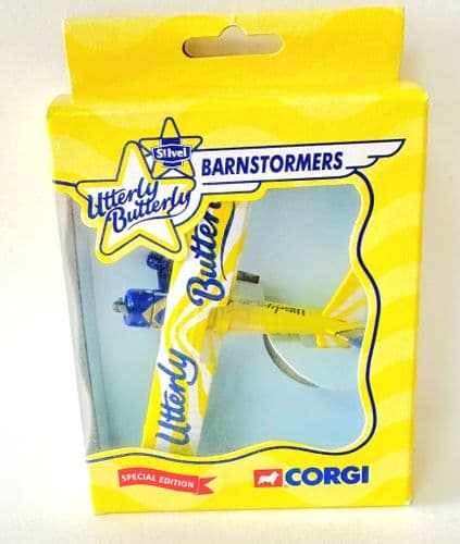 Utterly Butterly Barnstormers Bi-Plane Corgi Diecast Collectors Model 9 cm's