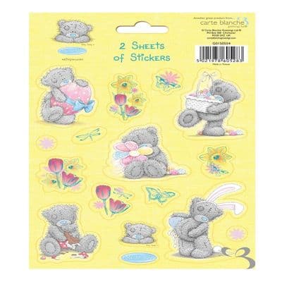 Me to You 2 Sheets of Stickers - Yellow