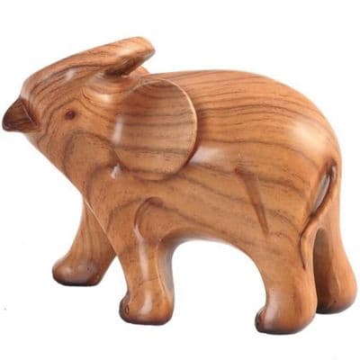 African Plains Baby Elephant Figurine Playful One