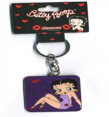 Betty Boop Keyring I Love Betty Boop