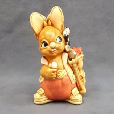 Birdie in Pink - PenDelfin Rabbit Figurine NB