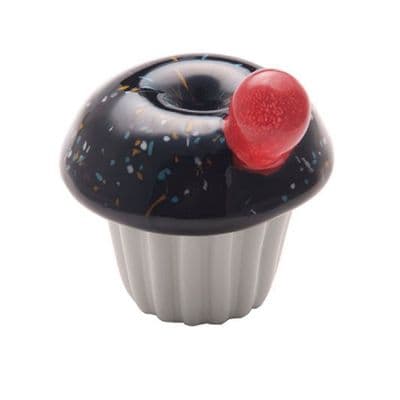 Caithness Glass Paperweight Blueberry Cupcake