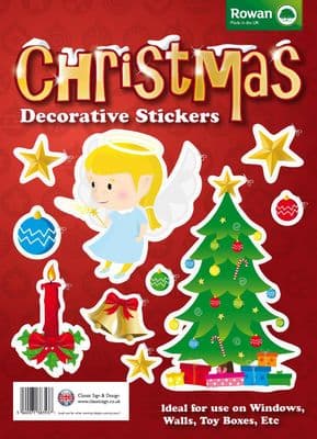 Children's Christmas Decorative Wall / Toy Box Stickers - Angel Design