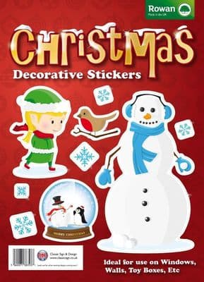 Christmas Decorative Wall / Children's Toy Box Stickers - Snowman Design