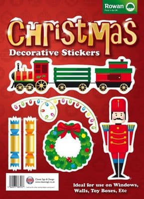 Christmas Decorative Wall / Children's Toy Box Stickers - Train Design