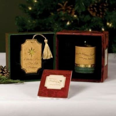Comfort and Joy Candles Tealight Holder Christmas Box Set - Sister