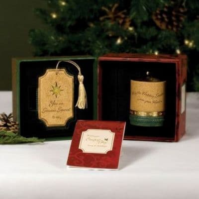 Comfort and Joy Candles Tealight Holder Christmas Box Set - Someone Special