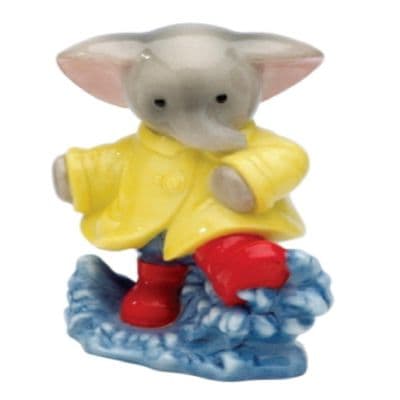 Dancing in the Rain - Forget Me Knot Elephant Figurine