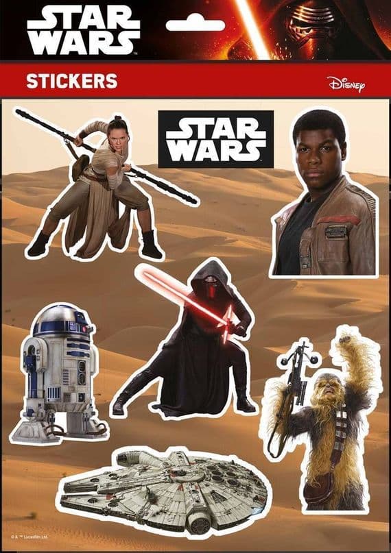 Disney Children s Star Wars Stickers - Rey