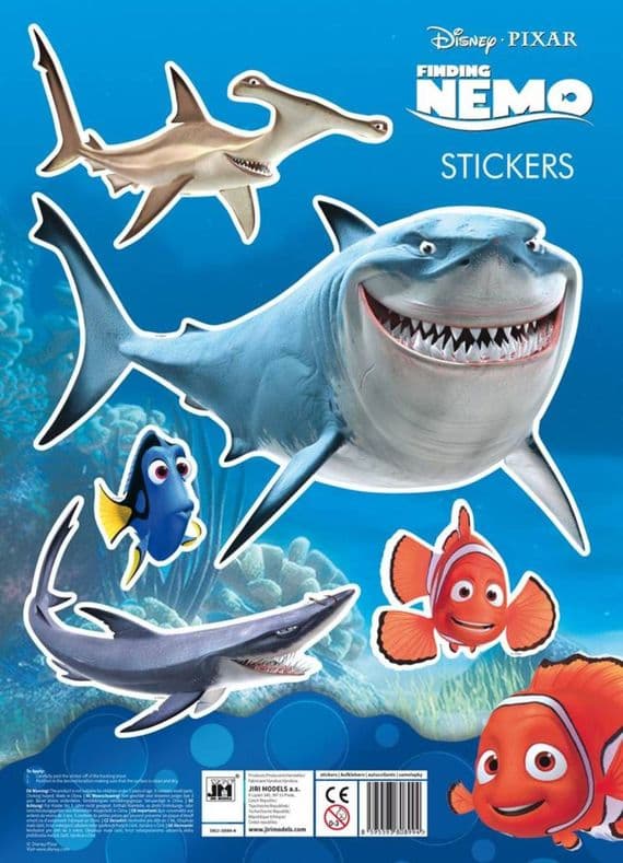 Nemo Sticker Jr Disney Children s Stickers Finding Nemo 3