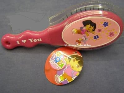 Dora The Explorer Nick Jr. Collectors Girls Hairbrush - I Love You