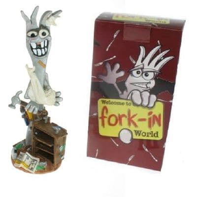 Fork In World Novelty Fun Collectors Figurine D.I.Y