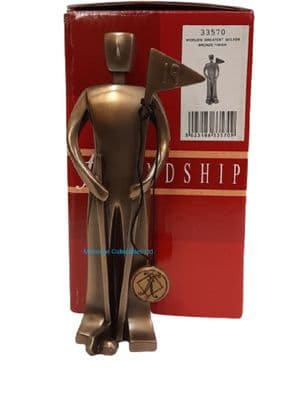 Friendship Collectors Bronze Coated Worlds Greatest Golfer Figurine