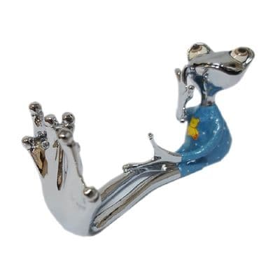 Happi Frogs Baby Boy Collectors Figurine