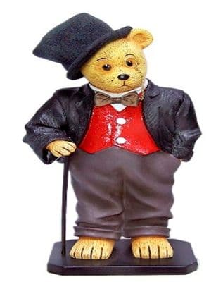 Hobo Clown Collectors Figurine - Burlington the Bear