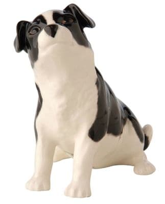 John Beswick Black & White Border Collie Pup