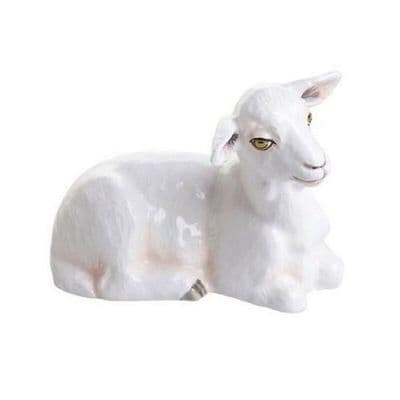 John Beswick Ceramic White Goat Figurine