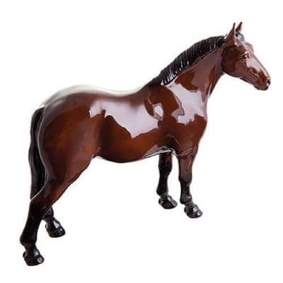John Beswick Dark Bay Riding Pony